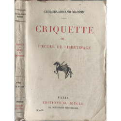 Criquette ou l'école du libertinage