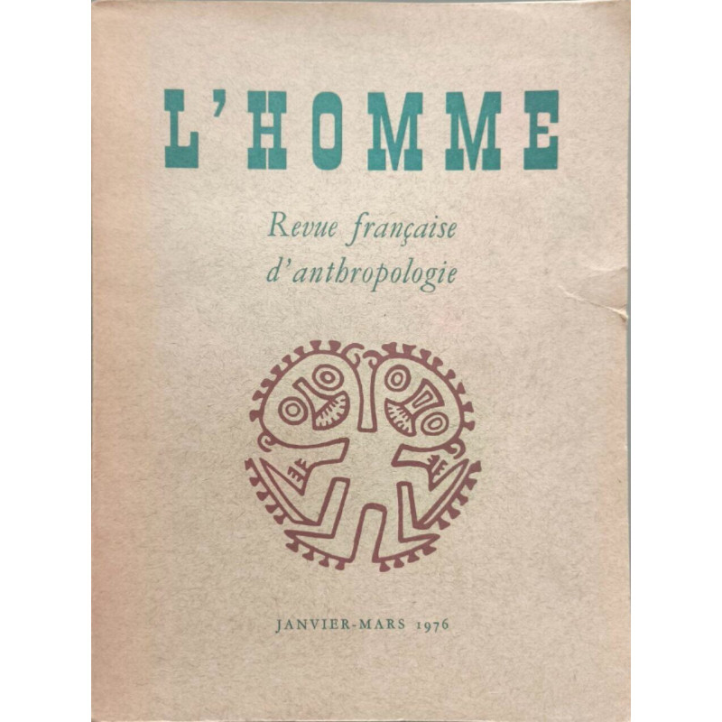 L'Homme - revue française d'anthropologie