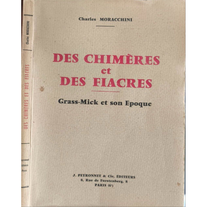 Des chimères et des fiacres - dédicacé par l'auteur