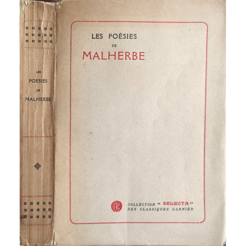 Les Poésies de Malherbe - numéroté 131/1000 sur papier pur fil
