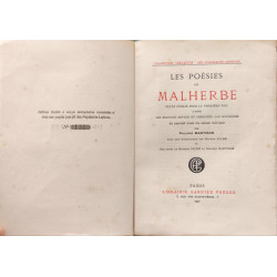 Les Poésies de Malherbe - numéroté 131/1000 sur papier pur fil