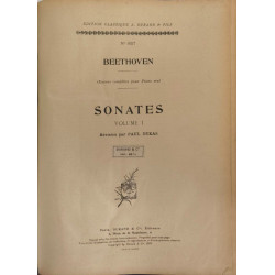 Sonates Volume I et II ( oeuvres complètes pour piano seul)