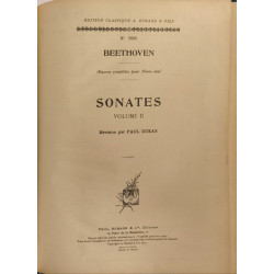 Sonates Volume I et II ( oeuvres complètes pour piano seul)