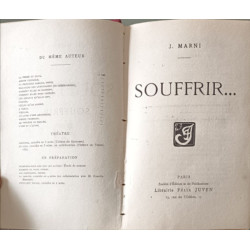Souffrir... dédicacé par l'auteur