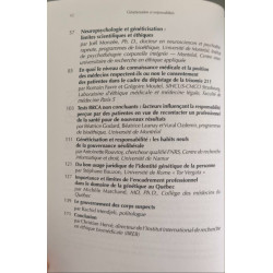 Généticisation et responsabilités