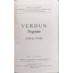 Verdun Argonne (1914-1918) - guides illustrés michelin des champs...
