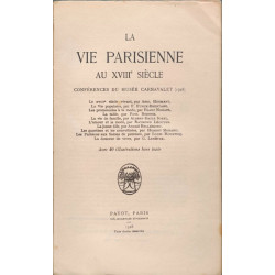 La Vie Parisienne au XVIIIe siècle - 40 illustrations hors-texte