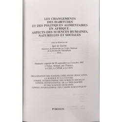 Les Changements des habitudes et des politiques alimentaires en...