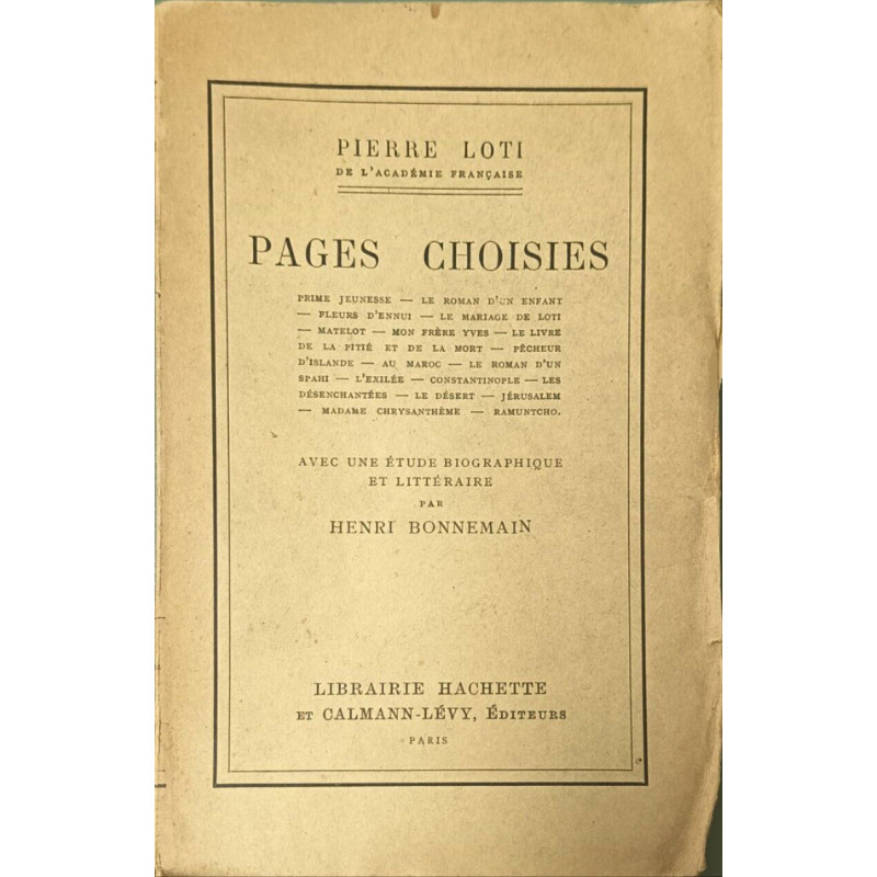 Pages choisies