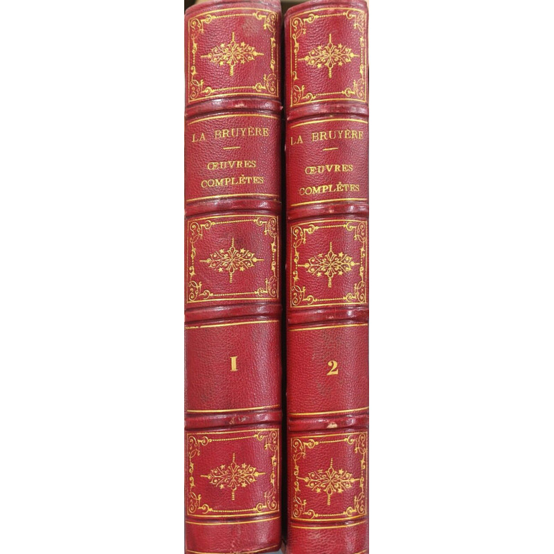 Œuvres complètes de J. de La Bruyère tome 1 et 2