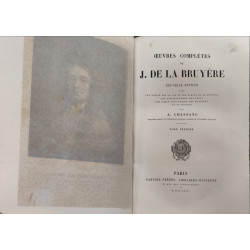 Œuvres complètes de J. de La Bruyère tome 1 et 2