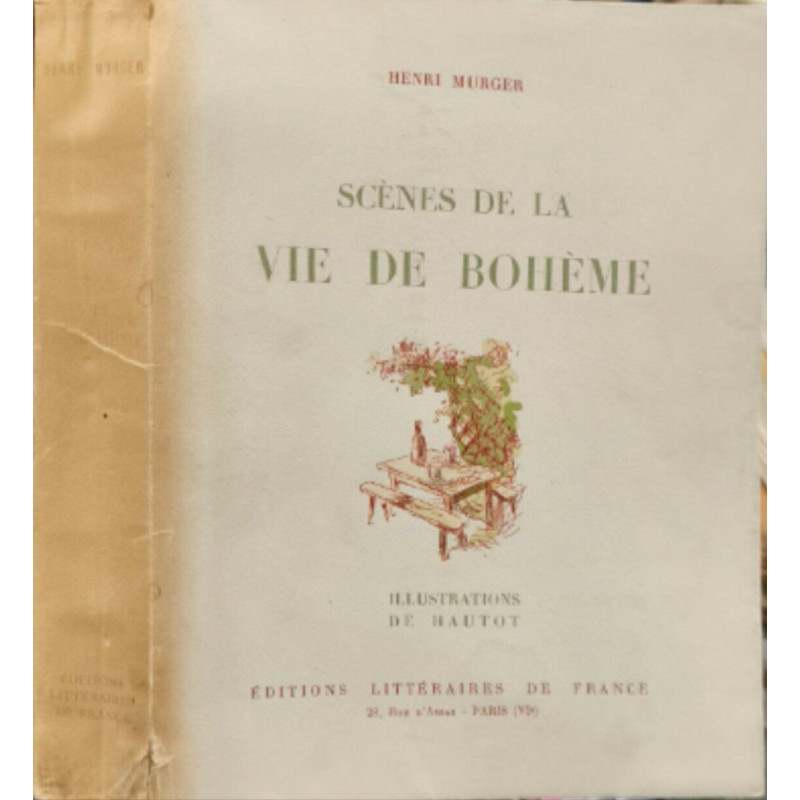 Scènes de la vie de bohème - illustrations de hautot- numéroté