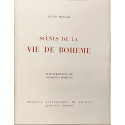 Scènes de la vie de bohème - illustrations de hautot- numéroté