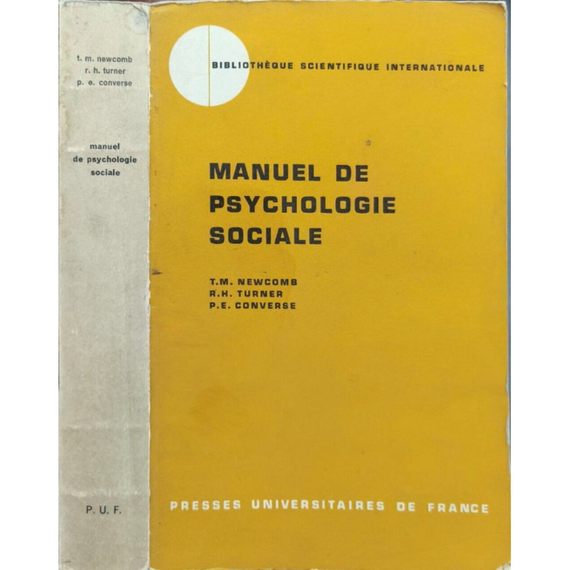 Manuel de psychologie sociale