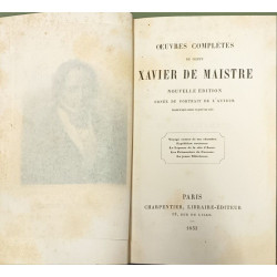 Oeuvres complètes du compte Xavier de Maistre / Voyage autour de...