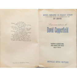Souvenirs intimes de David Copperfield