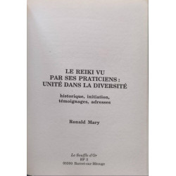 Le reiki vu par ses - unite dans la diversite