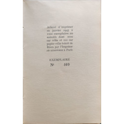 Fragments sur la guerre / frontispice de daragnes - numéroté 409/1100