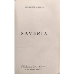 S A V E R I A - dédicacé par l'auteur