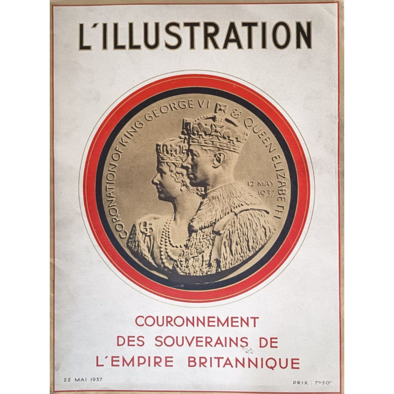 L'Illustration - Couronnement des souverains de l'Empire...
