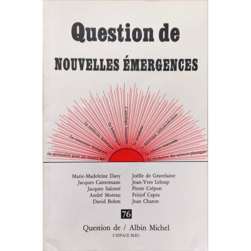 Nouvelles emergences N°76
