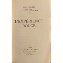 L'Expérience Rouge - dédicacé par l'auteur