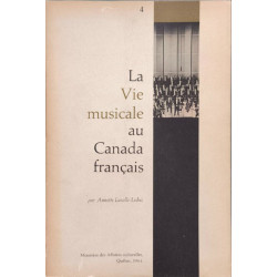 La Vie musicale au Canada français