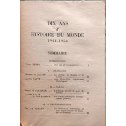 La Nef : Dix ans d'histoire du monde 1944-1954 ( 11e année cahier N°7)
