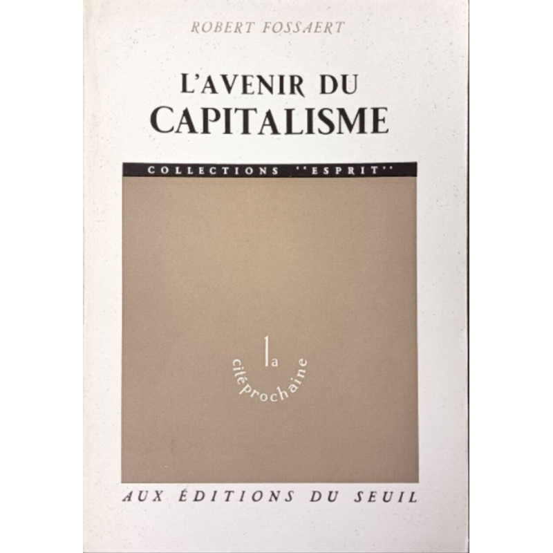 L'avenir du capitalisme