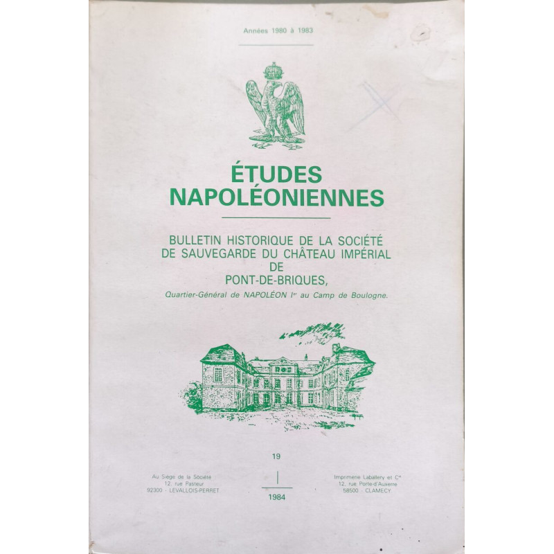 Études Napoléoniennes N°19