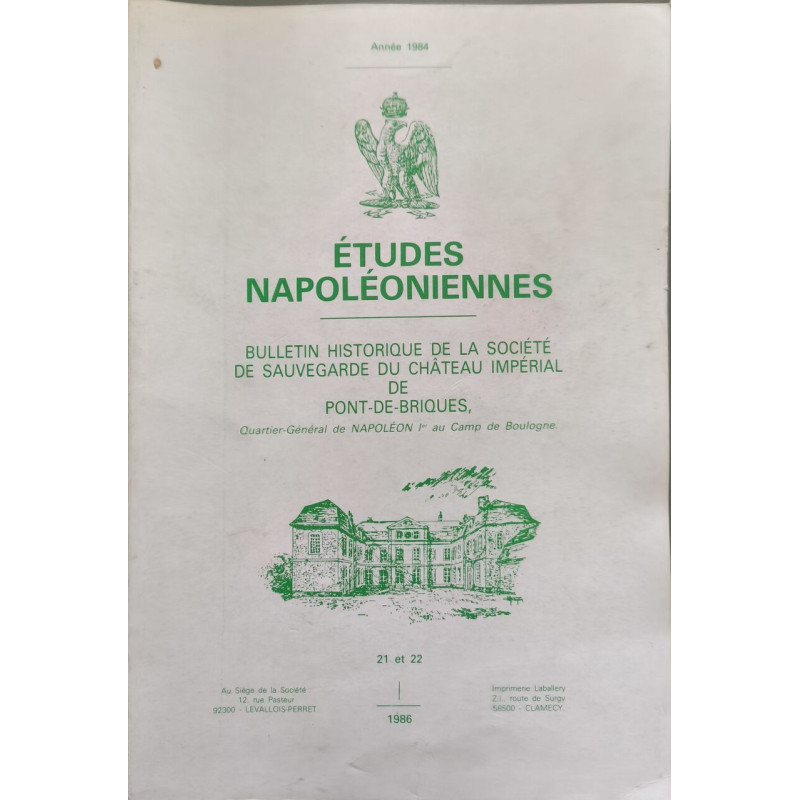 Etudes napoleoniennes n° 26-27-28 / bulletin historique de la...