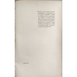 Travaux scientifiques 1900-1918 (tome 1)
