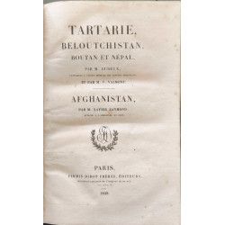 Tartarie Beloutchistan Boutan et Népal Afghanistan