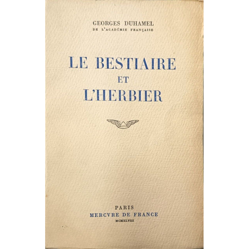 Le bestiaire et l'herbier