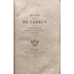 Oeuvres choisies de Lebrun