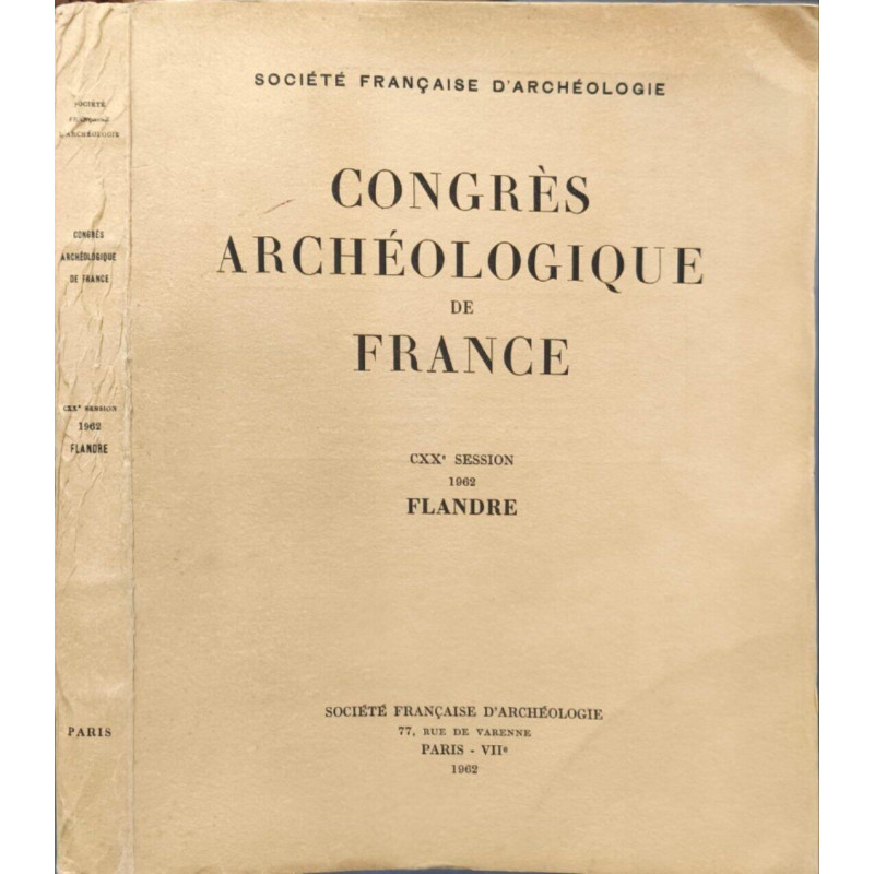 Congrès archéologique de France CXXe session 1962 Flandre