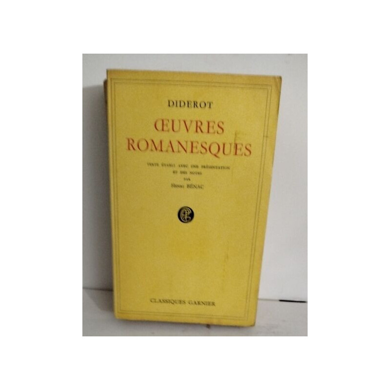 Œuvres romanesques/ texte établi avec une présentarton et des...