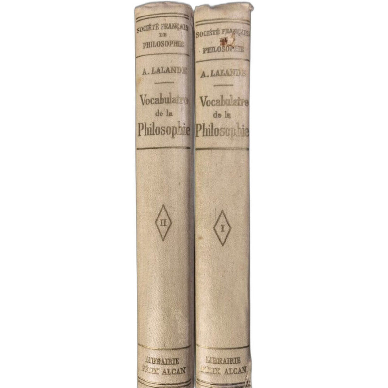 Vocabulaire technique et critique de la philosophie tome 1 et 2
