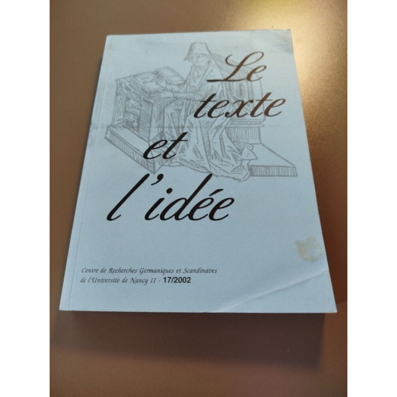 Le texte et l'idée n° 17