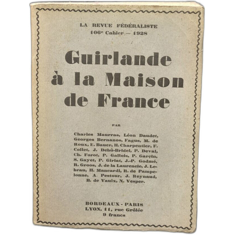 La revue fédéraliste Guirlande à la Maison de France