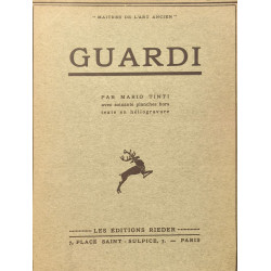 Guardi 60 planches hors texte en héliogravure