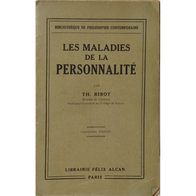 Les maladies de la personnalité