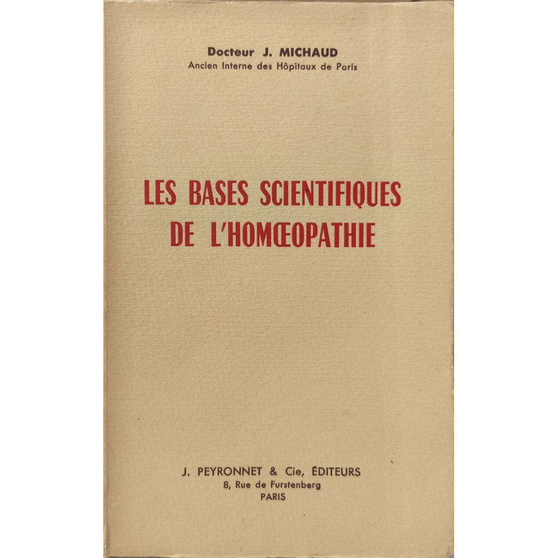 Les bases scientifiques de l'homœopathie