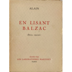En lisant Balzac - Edition Originale de ALAIN