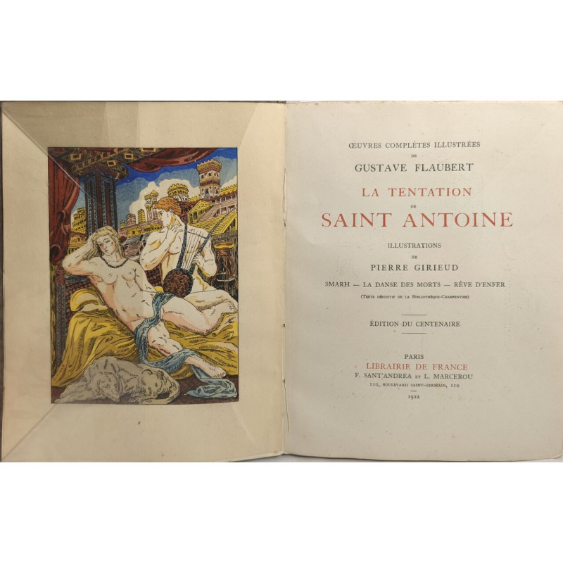 Oeuvres complètes de gustave flaubert - la tentation de saint...