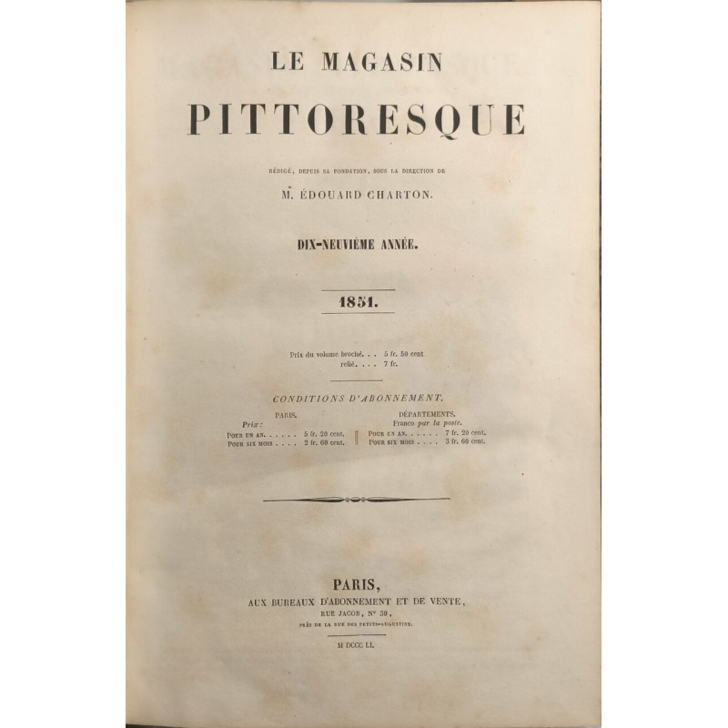 Le Magasin Pittoresque