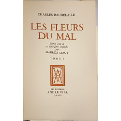 Les Fleurs du Mal édition ornée de 32 Eaux-fortes originales par...