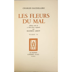 Les Fleurs du Mal édition ornée de 32 Eaux-fortes originales par...