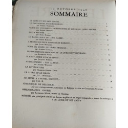 Le livre et ses amis n° 12 / octobre 1946