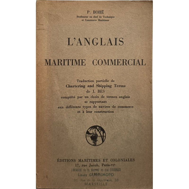 L'anglais maritime commercial